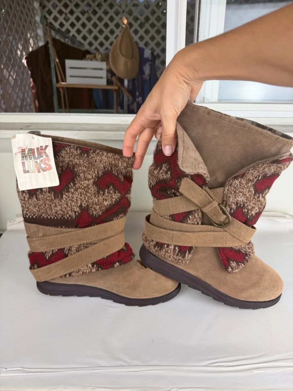 NWT MUK LUK Nevia Boots size 7
